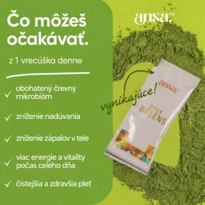 ansa™ Daily Greens – Smaczny, naturalny napój do „restartu” mikrobiomu