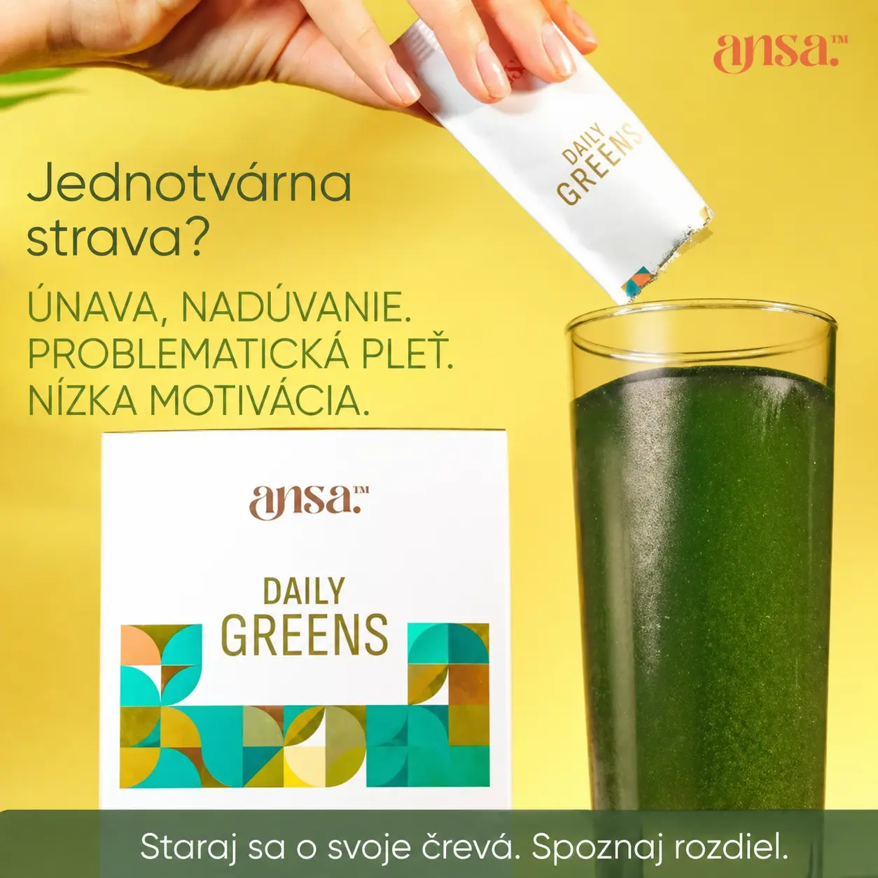 ansa™ Daily Greens – Smaczny, naturalny napój do „restartu" mikrobiomu - Image 5