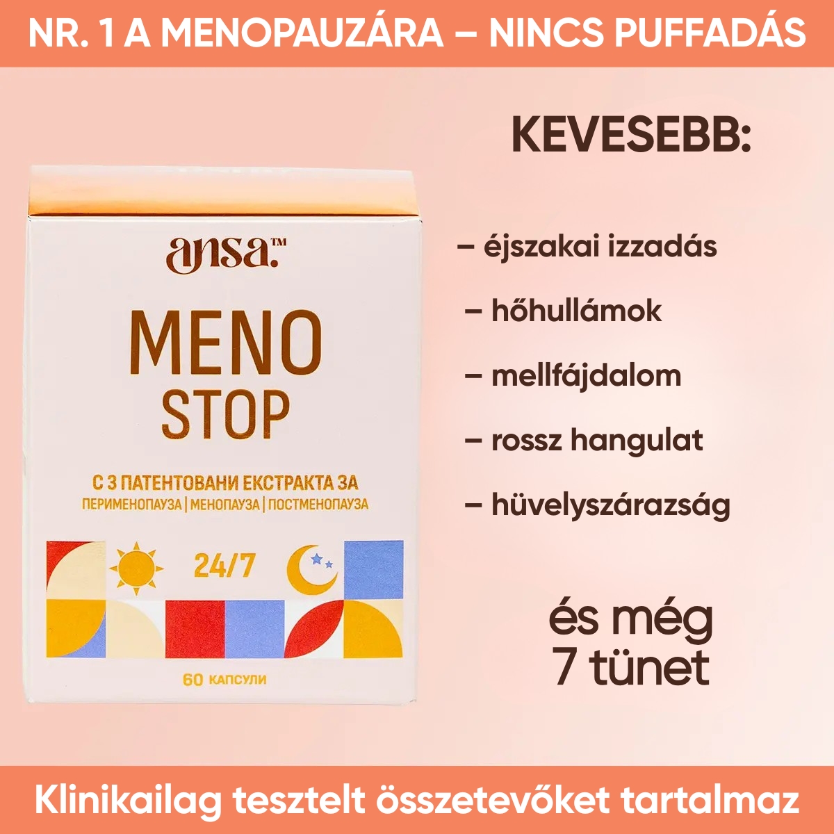 ansa™ – MenoStop – Nowy poziom wsparcia w menopauzie bez estrogenu - Image 2
